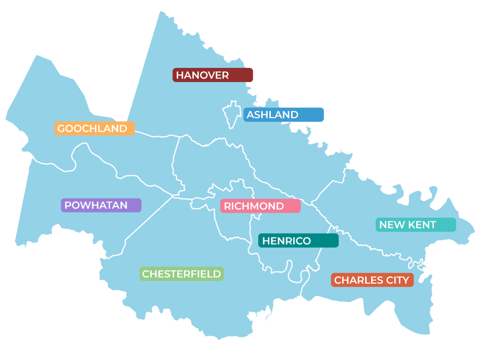 Chesterfield County Virginia Gis Our Localities | Plan Rva